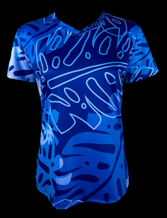CASTAWAY Women's Blue Lagoon Short Sleeve Performance Shirt