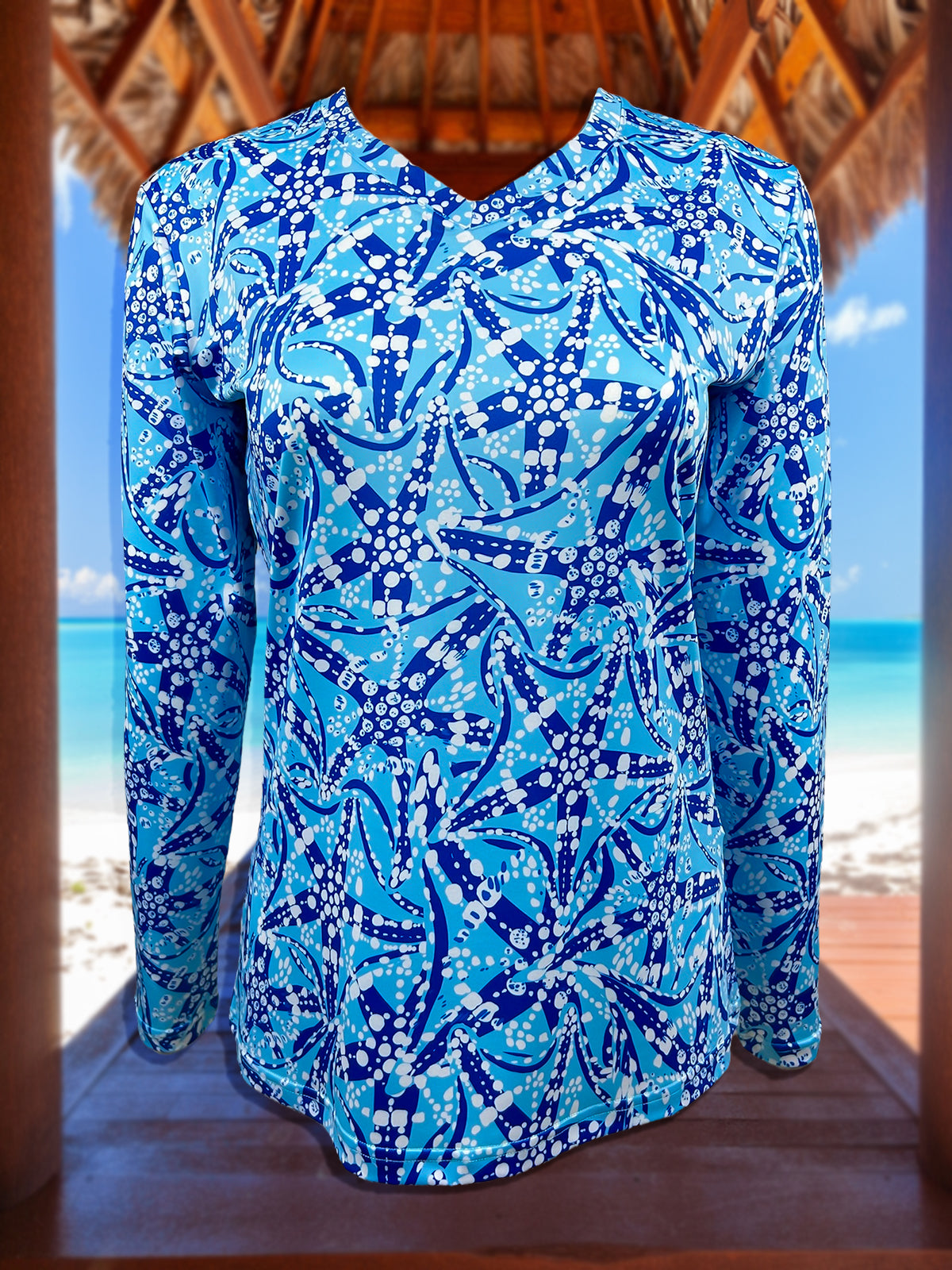 CASTAWAY Starfish Folly Ladies Long Sleeve Sun Protective Shirt