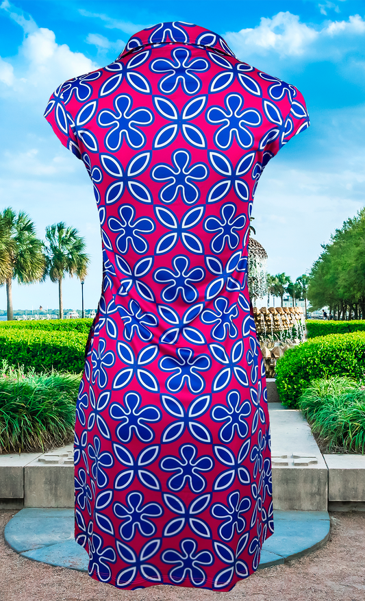 CASTAWAY Palmetto Bloom Ladies Pocket Dress
