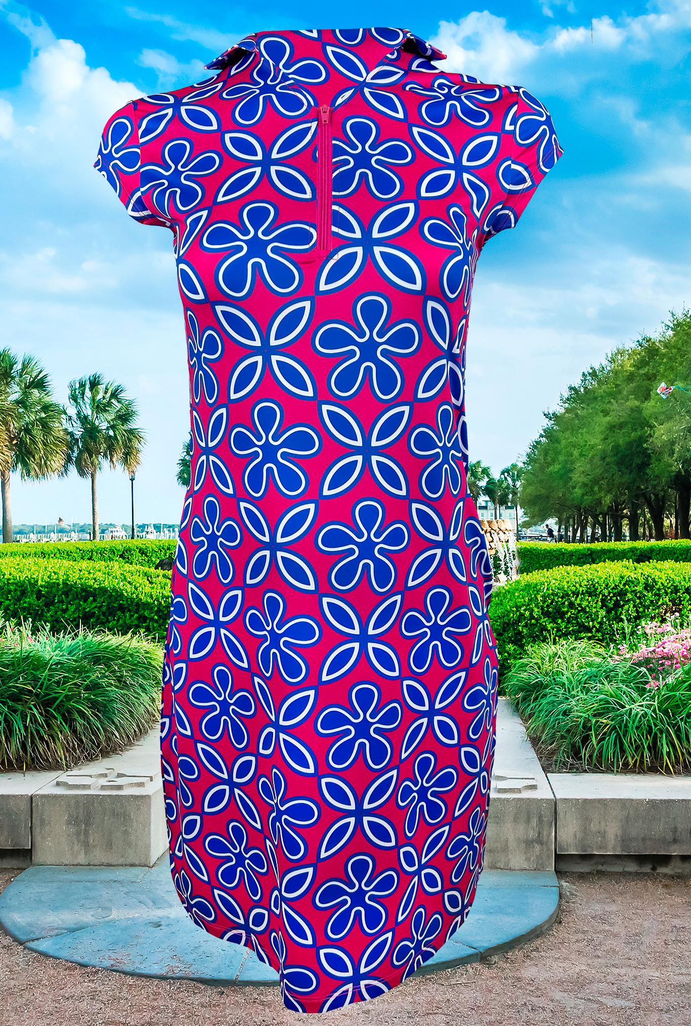 CASTAWAY Palmetto Bloom Ladies Pocket Dress